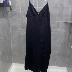 Long dress with mid length slit